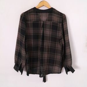 Multi Color Checks Top (Women's)