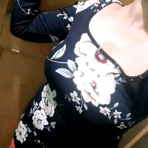 Shien Floral Bodycon Mini Dress 🌸💕