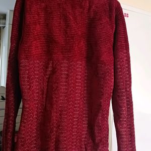 Women Sweater With Front  Zip