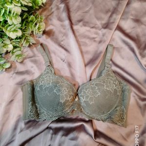 Gray Padded Bra