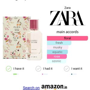 Zara Lightly Bloom Perfume