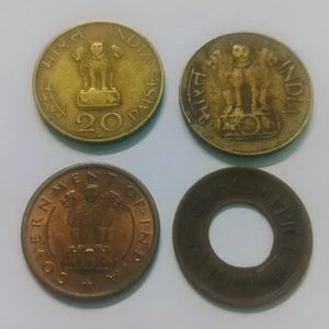 Total 4 old coins