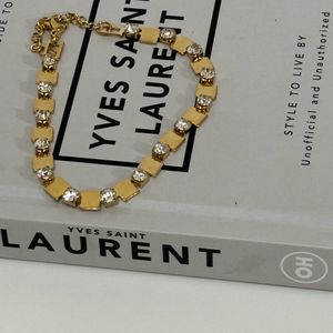 Clearance💯Golden Tennis Bracelet Anti-tarnish