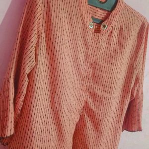 Pink Bell Sleeves Shirt