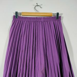 Purple Casual Skirt (Women's)