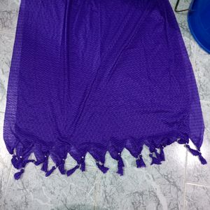 Dark Violet Shawl Dupatta Hijab