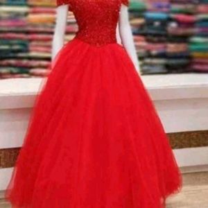 New Bollywood Stayle Beautiful Gown Dress Ne