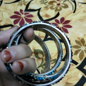 Lite Blue Colour Bangles