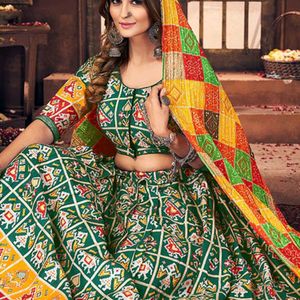 Navratri Patola Lehenga For Women