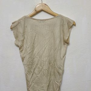 Trendy New Goldy Beige Top For Women