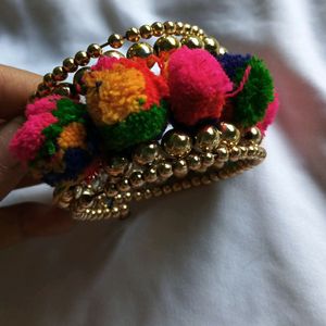 Bracelet pompom