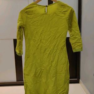 For Sale: Lime Green Embroidered Kurta by Max