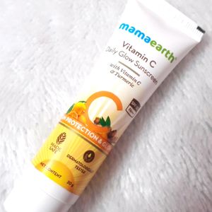 Mamaearth Daily Glow Sunscreen SPF 50 PA+++, No Wh