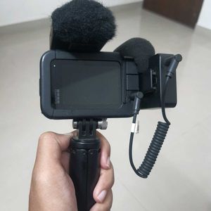 GoPro With Mic , Mod And Memory Card