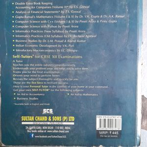 Accountancy Book Volume One class 12