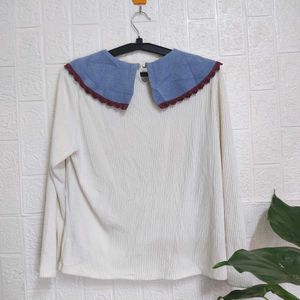 Price Drop Peter Pan Collar Tops