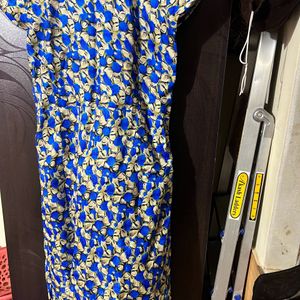 Blue Printed Kurta