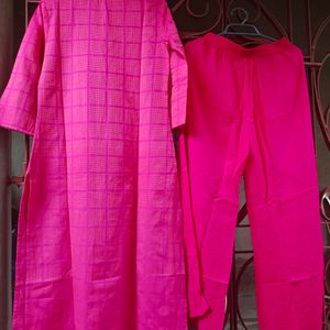 New Woven Kurta Set With Pant