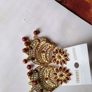 Party Wear Bridal Earrings For Women And Girls