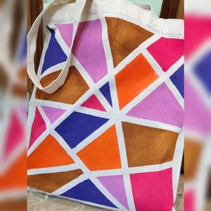 Hand Painted tote bag