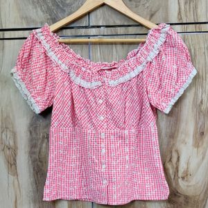 Pink Cotton Top Bust Size-32