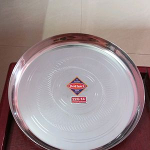 New Big Stainless Steel Thali