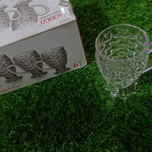 6 Pcs Kanch Ke Glass