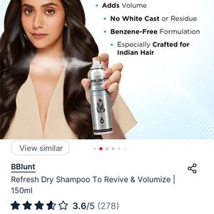 Bblunt Refresh Dry Shampoo Revives & Volumizes