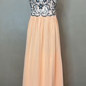 Embellished Gown With Tag