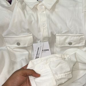 White Co-ord Set For Mens