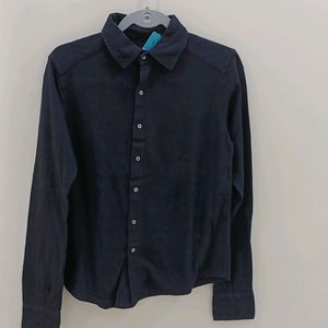 Apple Shirt Navy Blue