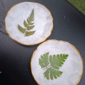Leaf Clay Trinket