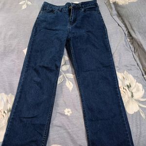 Zudio Dark Blue Straight Fit Jeans