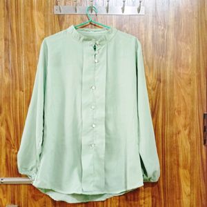 Sap Green Formal Top