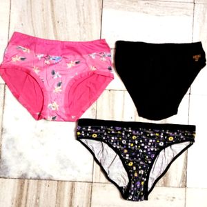 3 Combo Of Ladies & Girls Briefs!