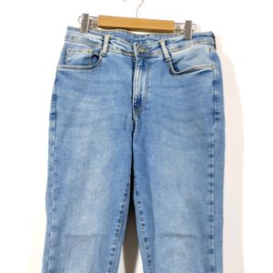 Kraus Blue Mid Rise Casual Skinny Jeans (Women)