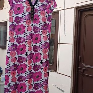 Floral Long Tshirt+ Top Tunic For Women