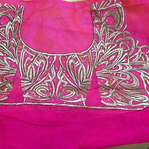 Unstitch Pink Lehenga