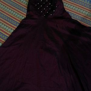 Art Silk Gown Full Fleer