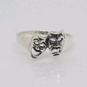 Tragedy Mask Ring