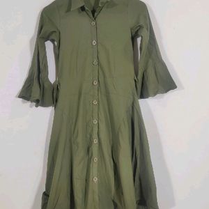 Olive Green DRESS