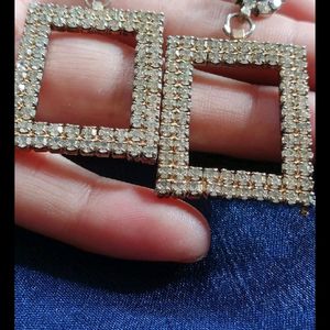 American Diamond Earrings From Pantaloons