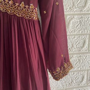 Designer Pleated Anarkali