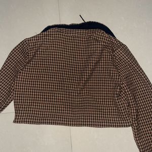 Zara Tweed Crop Top