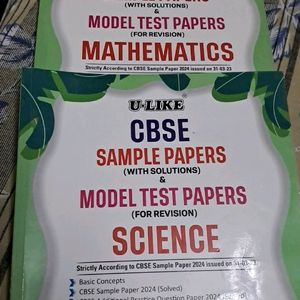 Combo Set Sample Papers Math's &sci