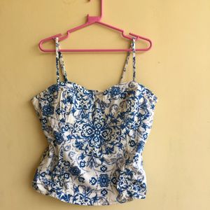 Floral Corset Top