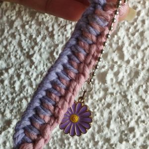 Macrame Charm Keychain!