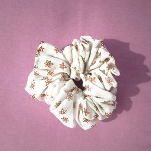 Beautiful Printed Scrunchies, Pack Of 6