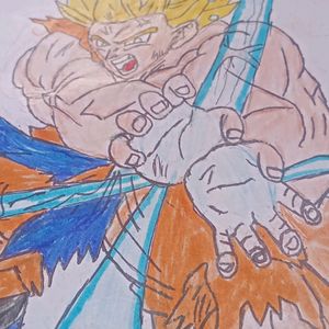 Goku Kamehameha Best Drawing This Art Very Expens