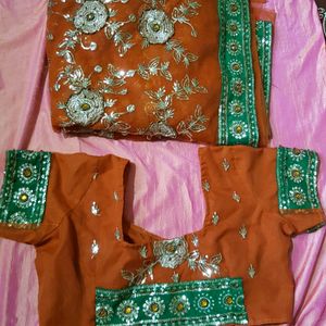 NEW BEAUTIFUL NET SAREE WITH BEAUTIFU Work